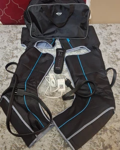 ALLJOY Fascia Gambe Completa Massaggiatori Compressione Aria Coppia Gambe Polpaccio Coscia con Telecomando - Foto 1 di 13