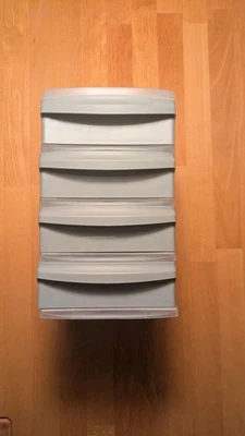 Rotho Schubladenbox Systemix Tower XS 4 Schübe Ablagenbox Organizer Briefablage - Bild 1 von 4