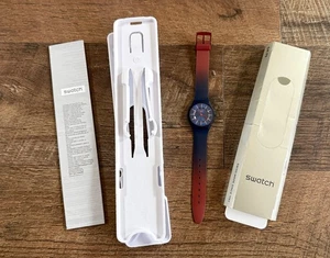 Orologio Swatch Skin Classic Biosourced Unisex Casual Plastica Quarzo Blu SS08N117 - Foto 1 di 5