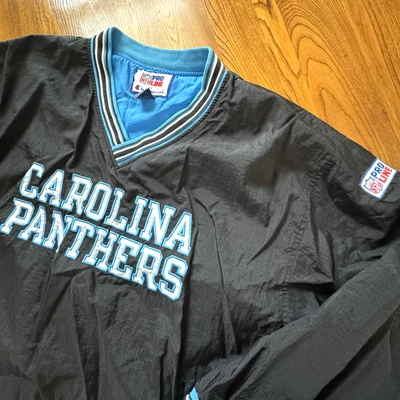 Chaqueta cortavientos suéter vintage Champion NFL Pro Line Carolina Panthers XXL Foto 1 de 4
