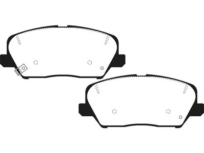 Front Brake Pad and Rotor Kit For 2014-2015 Kia Forte5 SX SX376NH Foto 1 de 3
