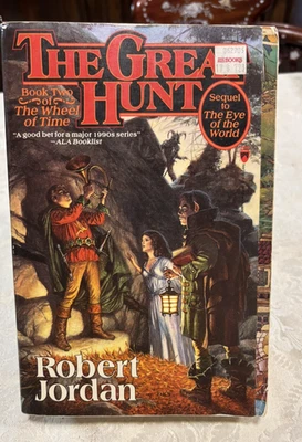 THE GREAT HUNT BY ROBERT JORDAN 1 Trade PB 1st Edition Wheel Of Time - Image 1 of 4