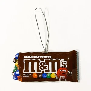 M&M's Milk Chocolate Candies Plastic Christmas Ornament 4-Inch - Picture 1 of 3