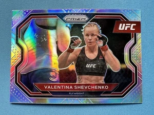 Valentina Shevchenko Panini 2021 UFC Prizm Debut Edition Silver Prizm Holo - Picture 1 of 3