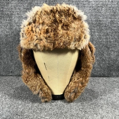 Gorra de cazador de piel de conejo Mad Bomber grande para hombre al aire libre invierno caza Foto 1 de 4