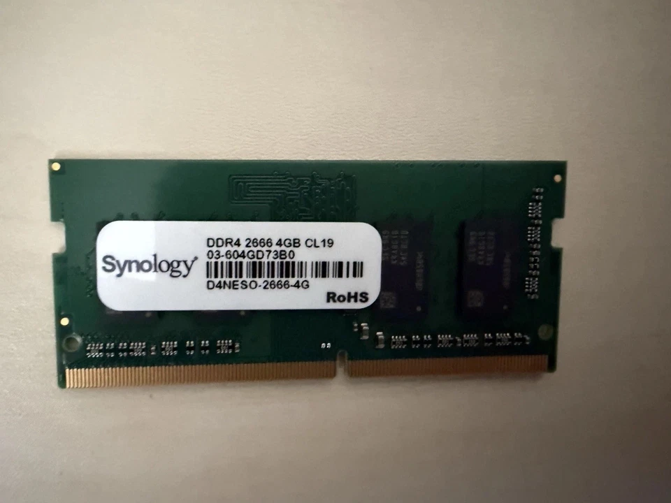 Synology 4GB DDR4 RAM - Image 1 of 1