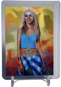 Christina Aguilera Limited Art Card No. 9 #36/50 Autogramm signed by Edward Vela - Bild 1 von 4