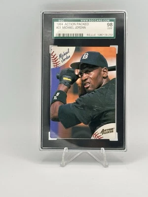 1994 Action Packed Michael Jordan #23 SGC 10 GEM MINT ⚾️🐐 - Image 1 of 2