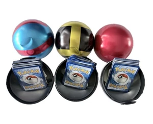 Pokémon TCG: Poké Ball Tin Bundle 2024 Version Poké Ball Great Ball & Ultra Ball - Foto 1 di 13