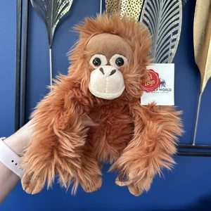 Keel Toys Monkey World 20 cm Orangután - Con etiquetas nuevo con etiquetas mono chimpancé naranja quemado - Imagen 1 de 12