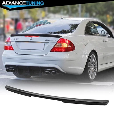 Fits 03-09 Benz CLK-Class W209 Coupe AMG Style Trunk Spoiler Painted #040 Black Foto 1 de 4