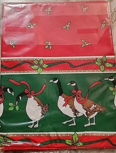 Tovaglia Oche di Natale Galante e Cohn 52x52" Quadrata - Foto 1 di 5