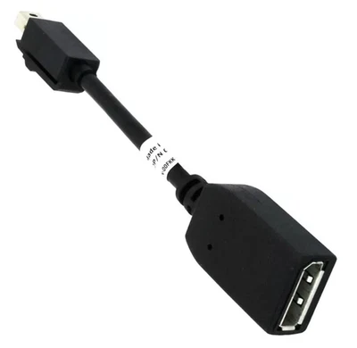 Dell Mini Display Port (mDP) to Displayport (DP) Adapter Cable with Clip 00FKKK - Image 1 of 4