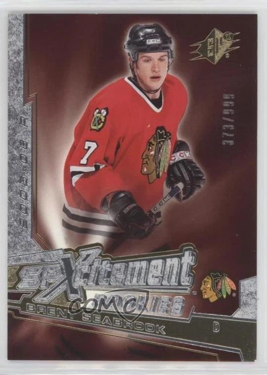 2005-06 SPx Spxcitement Rookies /999 Brent Seabrook #XR-BS RC - Image 1 of 2