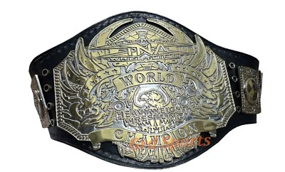 Cinturón Campeonato Mundial de Lucha Peso Pesado TNA 4 MM Zinc Talla Adulto Foto 1 de 4