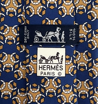 Corbata Hermes 5008 EA. Seda 100%.  Hecho en Francia. Auténtico. Foto 1 de 4