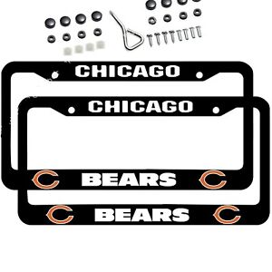 2X Black Vestian Mustang Car License Plate Frame Cover Holder with Caps Screws Rust Free Stainless Steel 2X Black Vestian Mustang Car License Plate Frame Cover Holder with Caps Screws Rust Free Stainless Steel