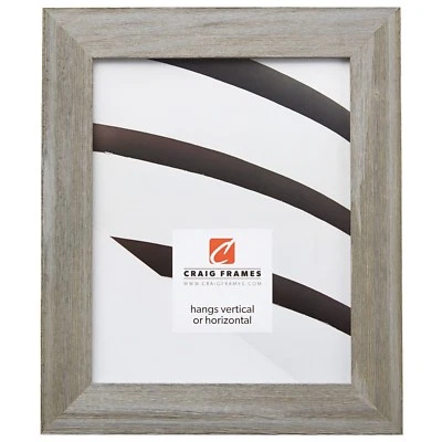 Craig Frames Barnwood Chic, 1.5" Rustic Hardwood Gray Picture Frame - Image 1 of 4