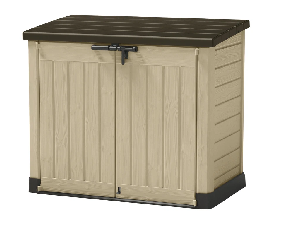 Keter Aufbewahrungsbox 146x82x125cm - Beige/Braun (6027)