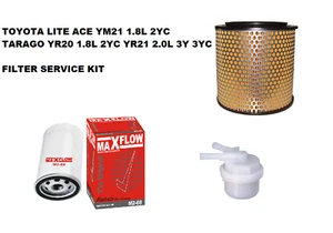Kit de servicio de filtro de aire combustible para Toyota Lite Ace YM21 Tarago YR20 YR21 - Imagen 1 de 2