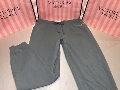 Pantalones deportivos Victoria Secret gris con logotipo grande ADORABLE Foto 1 de 2