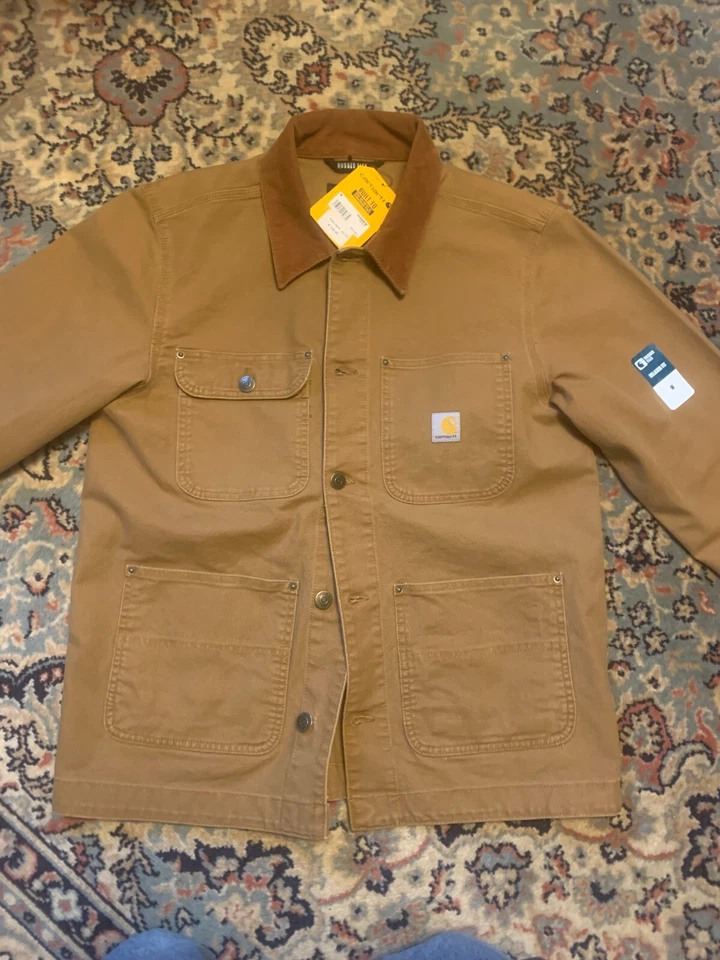 Мужское пальто Carhartt Michigan Chore без подкладки размер M прочное гибкое - Изображение 1 из 4