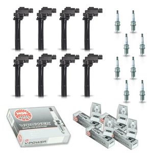 8PC Ignition Coil & 8PC NGK Spark Plug for 1998-2000 Lexus GS400 V8 4.0L UF229 - Picture 1 of 11