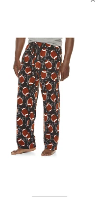 Nuevos pantalones elásticos para dormir Croft & Barrow® de fútbol americano de micro lana XL para hombre Foto 1 de 2