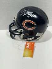 DEZ WHITE #80 Receiver Chicago Bears Autographed Riddell Mini Helmet No Case