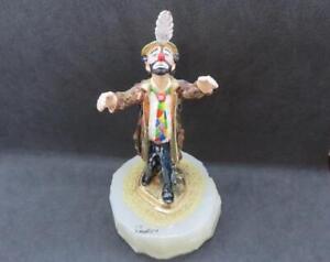 Ron Lee 89 Hobo Clown Figure Balancing Feather on Nose #366