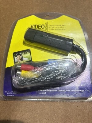Easycap USB Audio TV Video VHS to DVD PC HDD Converter Adapter Capture Card 080 - Image 1 of 3