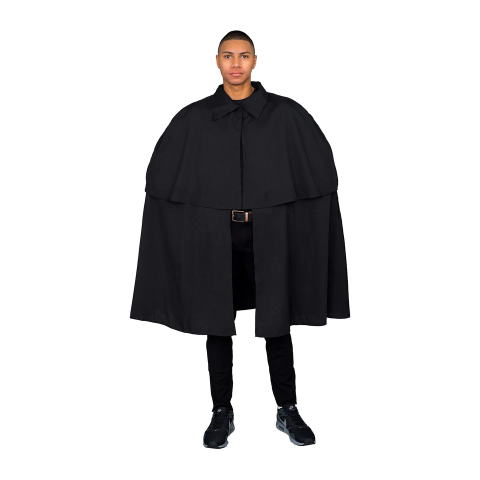 Adult Unisex Victorian Era Sherlock Detective Cloak Cosplay Cape Coat Costume - Image 1 of 1