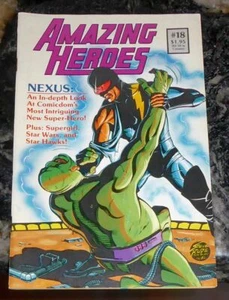 Amazing Heroes No 18 Dec 1982 Fantagraphics Nexus Star Wars Star Hawks Comics - Bild 1 von 4