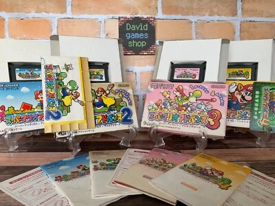 Nintendo Game Boy Advance GBA Super Mario Advance 1 2 3 4 Lot 4 Japan Game - Image 1 of 4