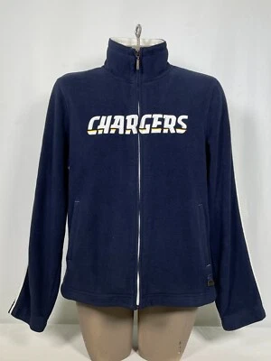 Chaqueta De Colección Los Angeles Chargers NFL Reebok Cremallera Completa Azul Marino Para Mujer GRANDE Foto 1 de 4