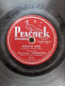 78 RPM Night Mare Hound Dog Big Mama Thornton Peacock 1612 - Imagen 1 de 10