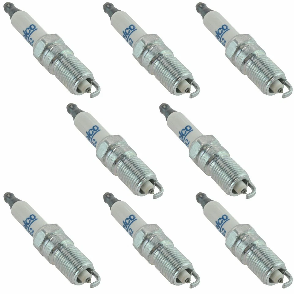 Juego de 8 bujías de encendido AC Delco 41-962 Platinum para Chevy GMC Buick nuevas Foto 1 de 4