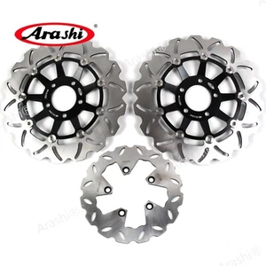 For Suzuki GSX 1200 INAZUMA 1999-2002 GSX1200 INAZUMA1200 Front Rear Brake Rotor - Picture 1 of 13