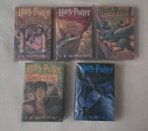 Harry Potter Books 1-5 American Hardcover Editions By J.K Rowling - Picture 1 of 15