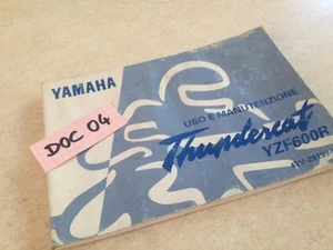 Manual Yamaha YZF600R YZF 600R Italian Owner's Manual Éd. 96 - Imagen 1 de 9