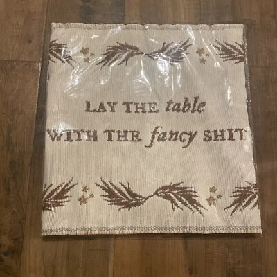 Official Taylor Swift Fancy Sh*t Table Runner Evermore Brand New! - Image 1 of 3