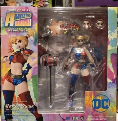 Revoltech Harley Quinn Amazing Yamaguchi No. 015EX Nuevo Color Auténtico Nuevo Foto 1 de 2