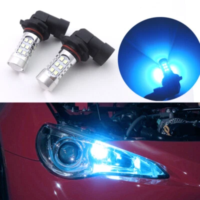 2x Ice Blue 9005 27-SMD LED Daytime Running Light Bulbs for 2013-2016 Scion FR-S - Image 1 of 4