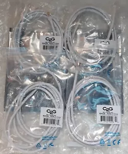 Lot of 4 C2G #04238 7Ft. Cat6 Non Booted Ethernet Network Cables NEW *SEALED* - Picture 1 of 2