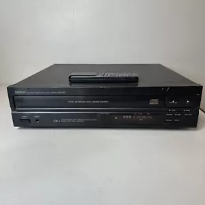 Denon DCM-340 Audiophile 5 CD Disc Auto Changer W/ Original Factory Remote - Picture 1 of 9