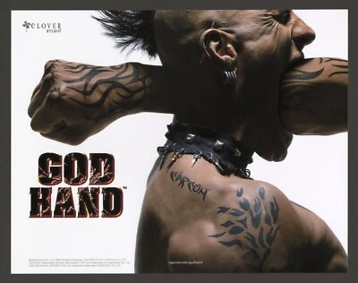 God Hand Playstation 2 PS2 2006 Game Promo Ad Wall Art Print Poster - Glossy - Image 1 of 2