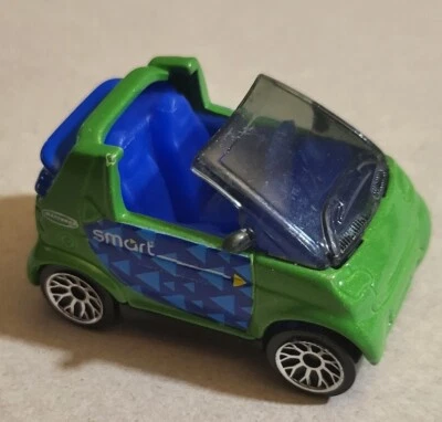 Matchbox Smart For two Coupe 2001 1:62 Scale Metallic Green Loose VGUC C141B - Image 1 of 4