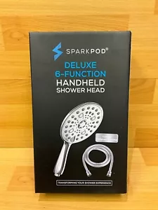 Cabezal de ducha Sparkpod Deluxe 6 funciones - Cromo - Imagen 1 de 4
