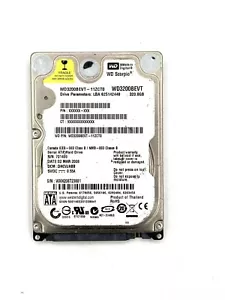 Western Digital WD3200BEVT-11ZCT0 DCM: DHCVJABB Laptop 320GB 2.5" SATA HDD - Picture 1 of 2