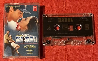 BADAL - CASSETTE TAPE - 1999 BOLLYWOOD/HINDI SOUNDTRACK - Image 1 of 4